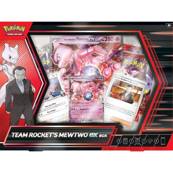 Pokémon TCG: Team Rocket’s Mewtwo ex Box image 0