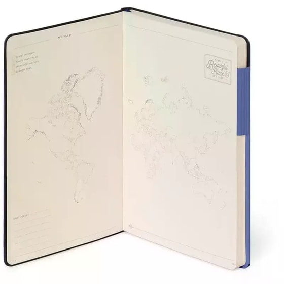 Σημειωματάριο Legami Ριγέ Medium Future Dusk image 1