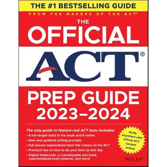 Official ACT Prep Guide 2023-2024, (Book + Onl ine Course) image 0