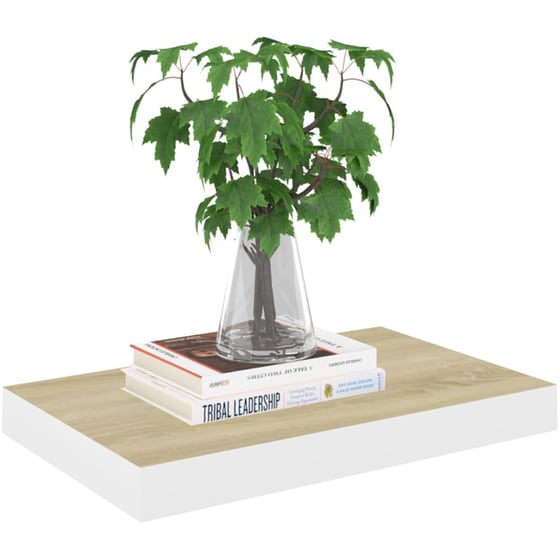Ράφι Τοίχου VidaXL MDF 50x23 cm -  Λευκό image 5