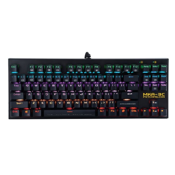 Armaggeddon MKA-3C Psychfalcon Gaming Μηχανικό Ενσύρματο Πληκτρολόγιο Tenkeyless με Outemu Blue διακόπτες και Φωτιζόμενα πλήκτρα (US) image 0