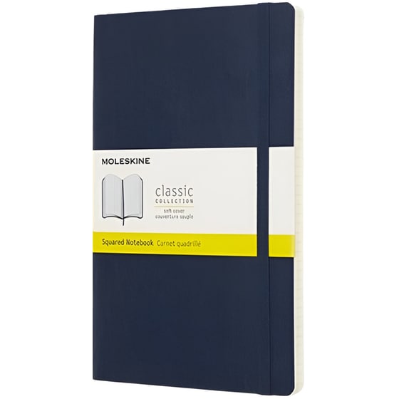 Σημειωματάριο Moleskine Classic Καρέ Μπλε Large (1 Τεμάχιο) image 0