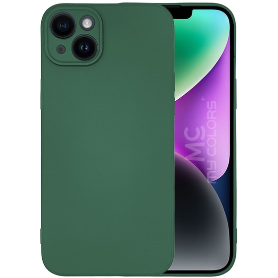 Θήκη Σιλικόνης Apple iPhone 14 - My Colors - Πράσινο Σκούρο image 0