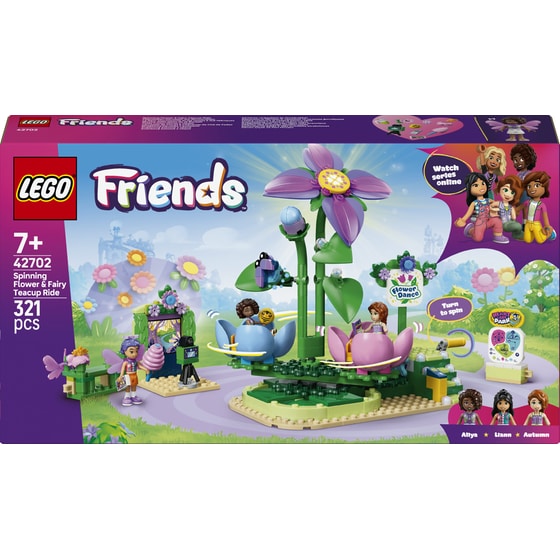 LEGO® Friends Spinning Flower & Fairy Teacup Ride (42702) image 0