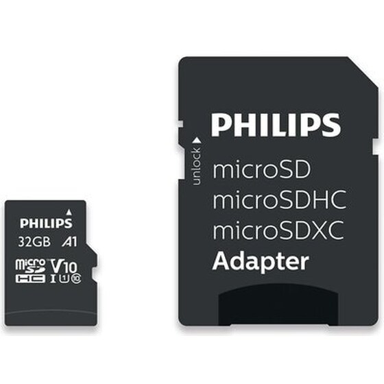 Philips FM32MP45B microSDHC 32GB U1 με αντάπτορα image 0