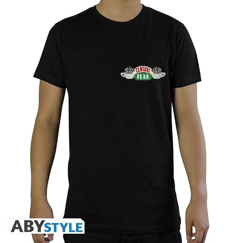 ABYSTYLE T-shirt Abystyle Τα Φιλαράκια Central Perk - Μαύρο