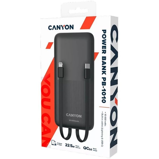 Powerbank Canyon PB-1010 10.000mAh 18W - Black image 5