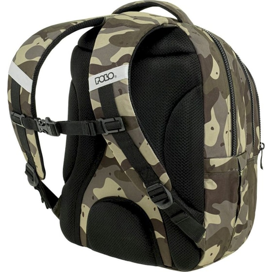 Σχολική Τσάντα Πλάτης Polo Focus Olive Camo image 1