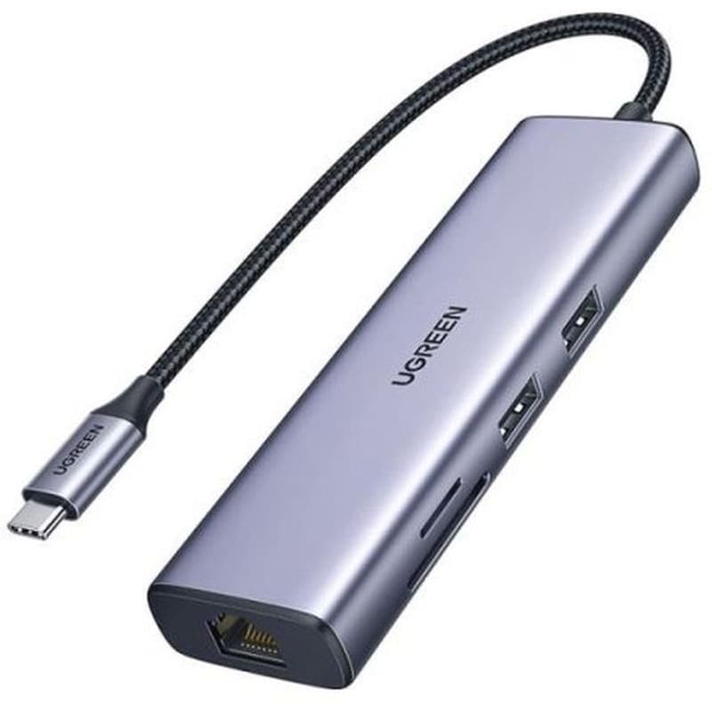 Ugreen CM512 USB Hub 3.0 με 4 θύρες - Γκρι