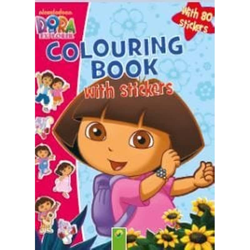 Dora the Explorer- Colouring book with stickers