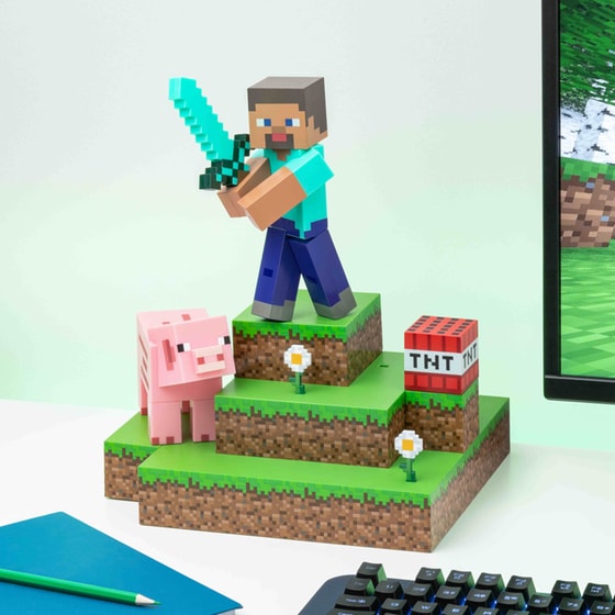 Φωτιστικό Paladone Minecraft Steve Diorama image 1