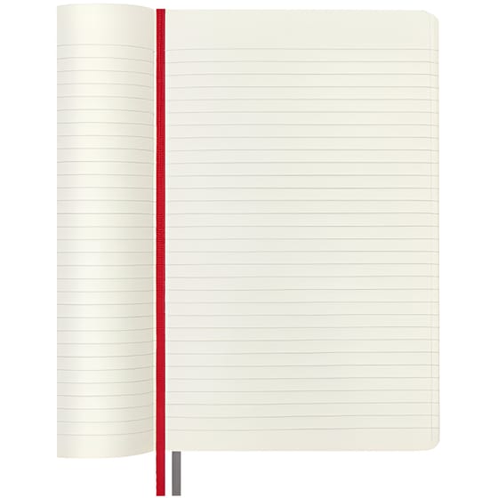 Σημειωματάριο Moleskine Expanded Ριγέ Scarlet Κόκκινο Large (1 Τεμάχιο) image 1
