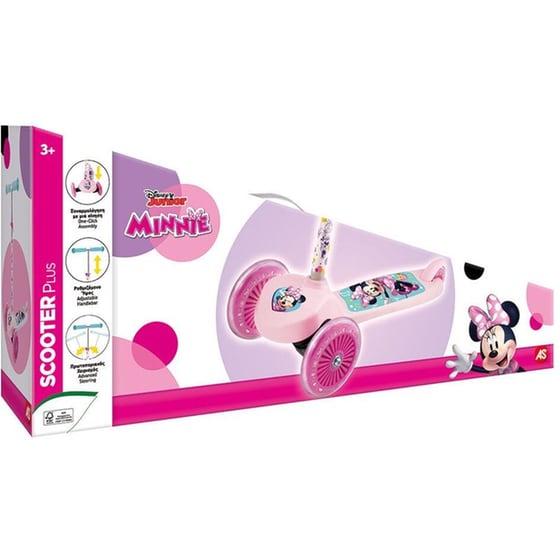 Παιδικό Πατίνι Τρίτροχο AS Company Disney Minnie - Πολύχρωμο με Σχέδιο image 6