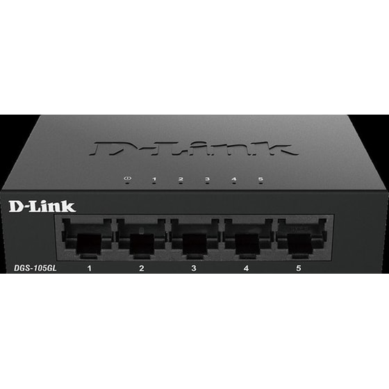 D-LINK DGS-105GL Desktop Unmanaged Switch Gigabit Ethernet (10/100/1000 Mbps) 5-Port image 0