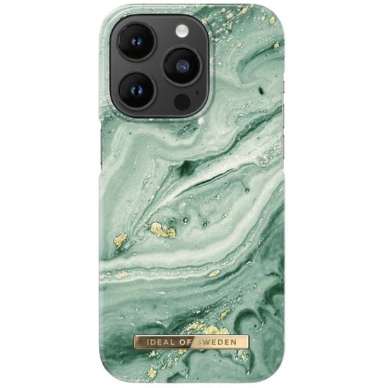 Θήκη Apple iPhone 14 Pro - Ideal Of Sweden Fashion Case - Mint Swirl Marble image 0