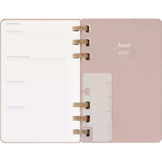 Ημερολόγιο Σπιράλ Moleskine 2026 12Μ Large Spiral Almond Hard image 6