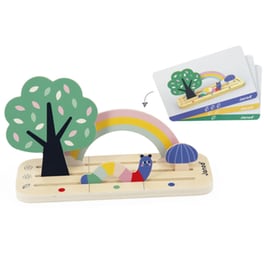 Janod Ξύλινο Παιχνίδι Ανακάλυψε Τον Χώρο - Ο Κήπος (J05077)