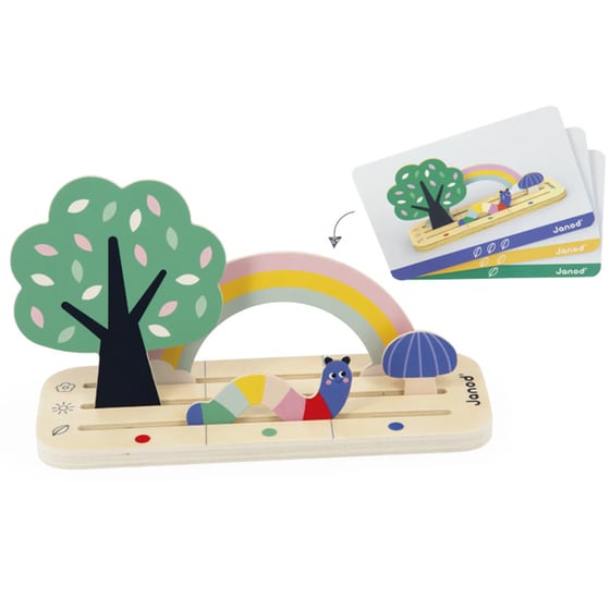 Janod Ξύλινο Παιχνίδι Ανακάλυψε Τον Χώρο - Ο Κήπος (J05077) image 0