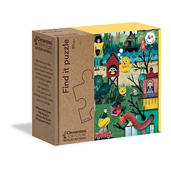 Clementoni-16219-find It Into My Garden 16219 Children's Jigsaw Puzzle Multi-coloured image 0