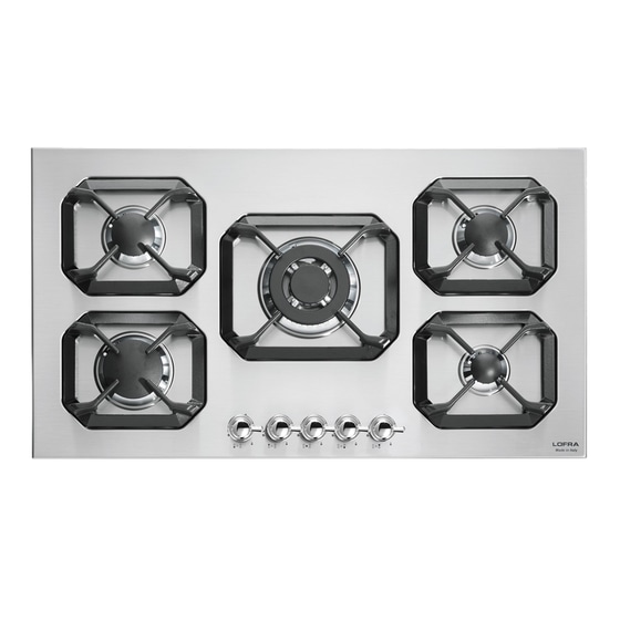 LOFRA HRS9A0CHROME 90 cm Ασημί Εστία Αερίου Αυτόνομη image 0