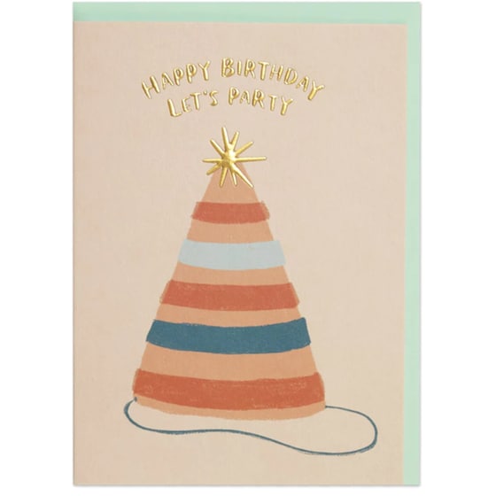 Ευχετήρια Κάρτα Happy Birthday Let's Party image 0