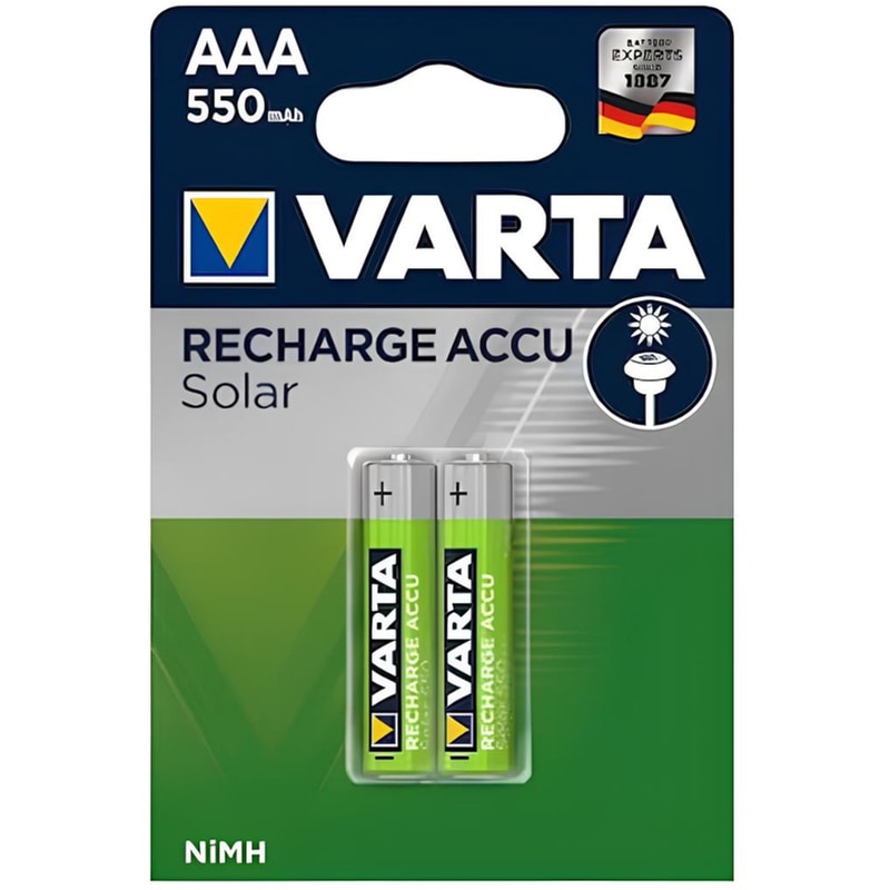 VARTA Επαναφορτιζόμενες Μπαταρίες Varta AAA NiMH 550mAh 1.2 V 2 τεμάχια