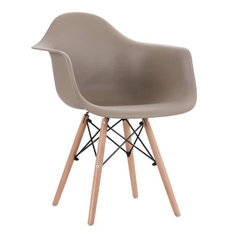Καρέκλα Esmarket Corylus Pp 60x60x80cm - Μπεζ
