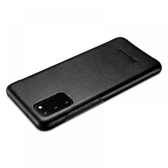 Θήκη Samsung Galaxy S20 - Icarer Curved Edge Vintage Series - Black image 2