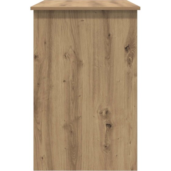 Γραφείο VidaXL από Επεξεργασμένο Ξύλο 100x50x76 cm - Artisan Δρυς image 4