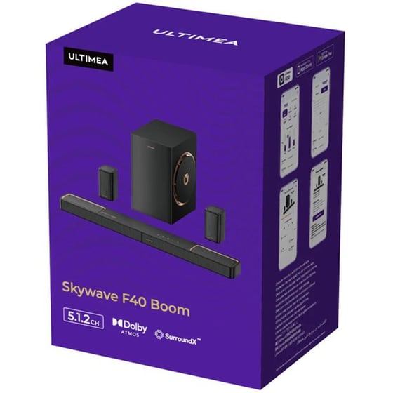 Soundbar Ultimea Skywave F40 460W 5.1.2 - Black image 4