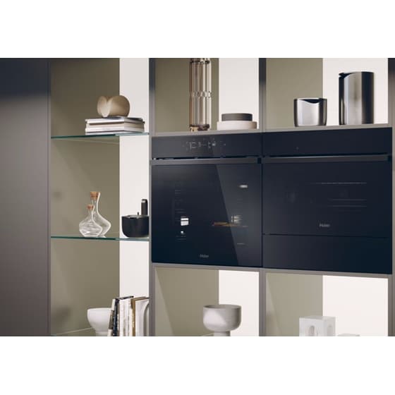 HAIER H6 ID66G3HTB 78 Lt Μαύρο Εντοιχιζόμενος Φούρνος Άνω Πάγκου image 9
