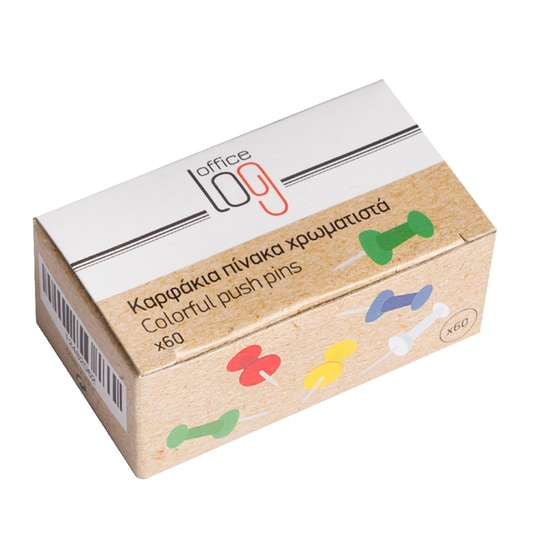 Καρφάκια Πίνακα Office Log (60 Τεμάχια) image 0