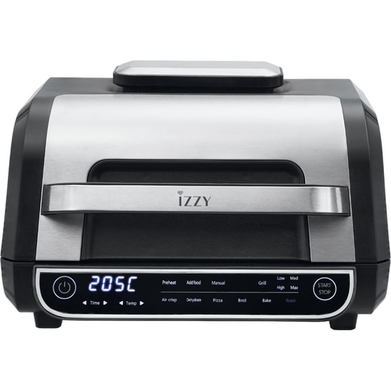IZZY IZ-8265 με Πόρτα 1700 W Μαύρη/Ασημί Φριτέζα Αέρος & Grill image 0