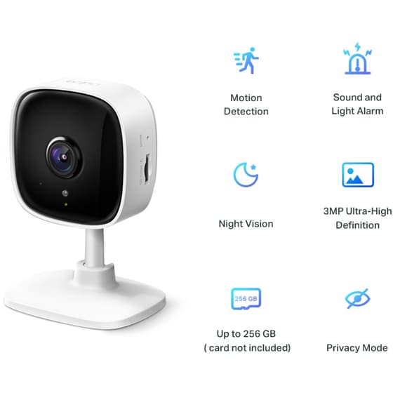 Ασύρματη IP Camera TP-Link Tapo C110 3 MP με Ανίχνευση κίνησης image 1