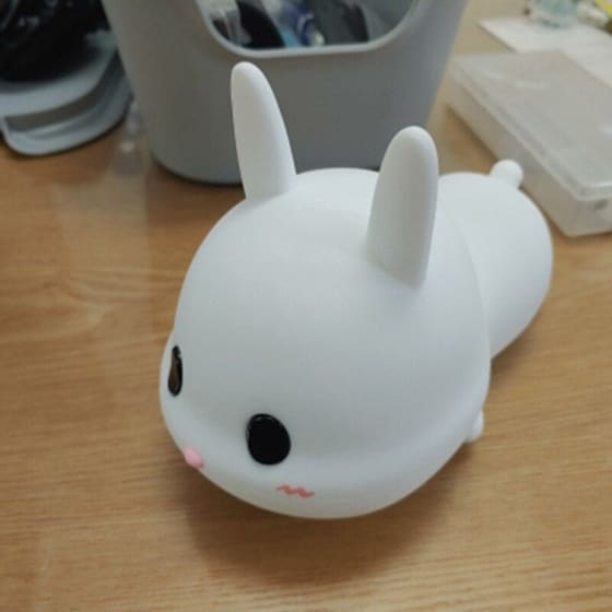 Allocacoc Meng Rabbit Night Lamp Κουνελάκι Φωτιστικό Νυκτός Από Μαλακή Σιλικόνη Με Χρονοδιακόπτη image 6