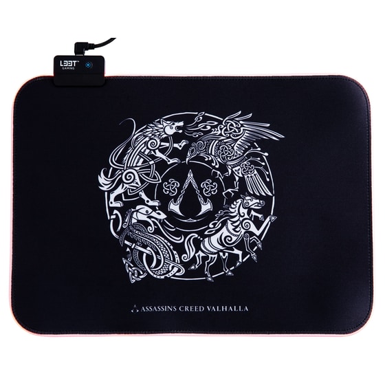 L33T Assassin's Creed Valhalla Gaming Mouse Pad Medium - Μαύρο image 1