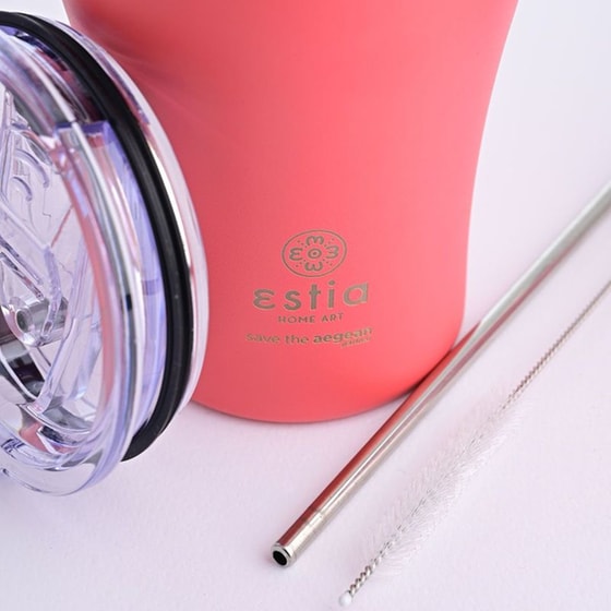 Ποτήρι Θερμός Estia Save The Aegean Fusion Coral 350 ml image 5