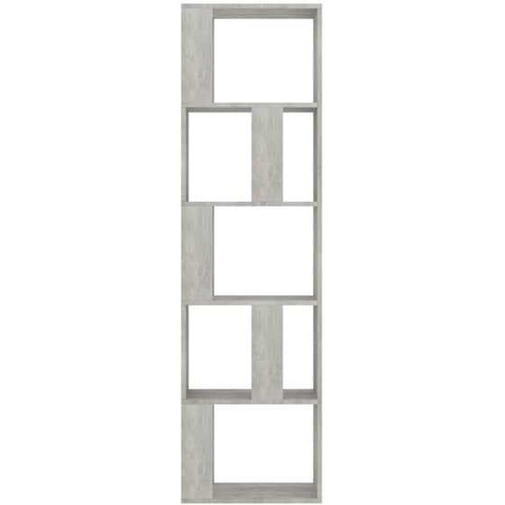 Βιβλιοθήκη VidaXL από Μοριοσανίδα 45x24x159 cm - Γκρι image 4