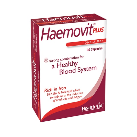 Μέταλλα Health Aid Haemovit Plus - 30 κάψουλες image 0