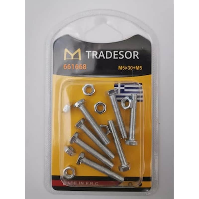 TRADESOR Σετ - Βίδες - 5x30mm