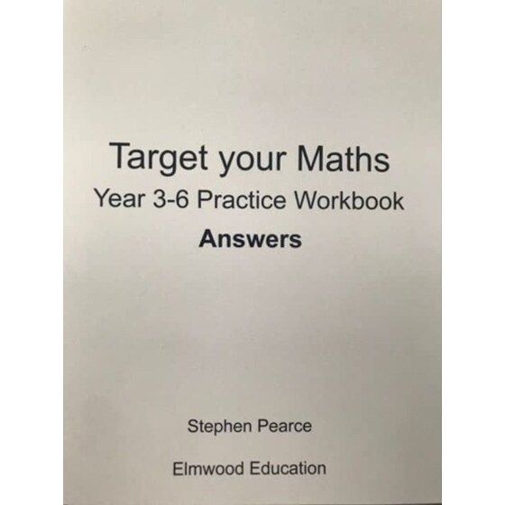 Target your Maths Year 3-6 Practice Workbook Answers image 0