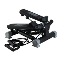 Mini Stepper Trizand 22776 Με Λάστιχα Εκγύμνασης  - Μαύρο