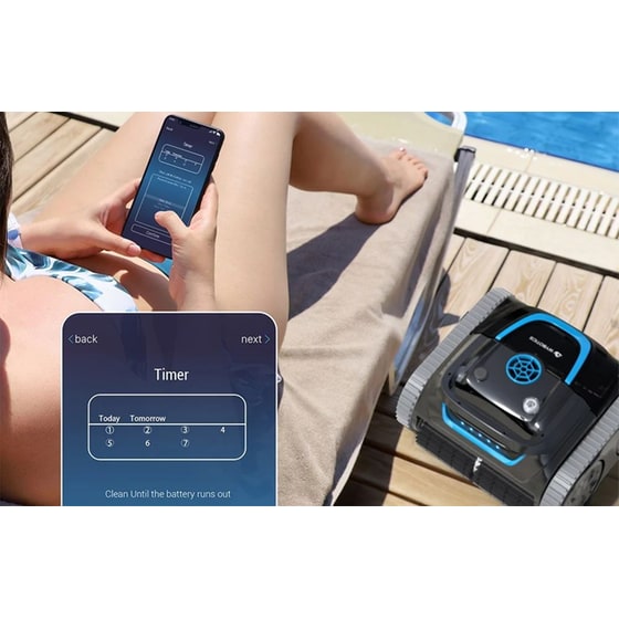WYBOT S1 για Πισίνες Μαύρο Σκούπα Ρομπότ image 6
