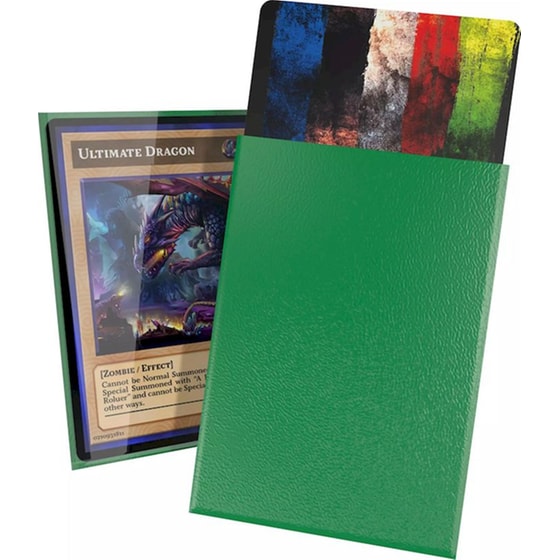 Ultimate Guard Cortex Card Sleeves Japanese Small Size - Green (60 Sleeves) image 1