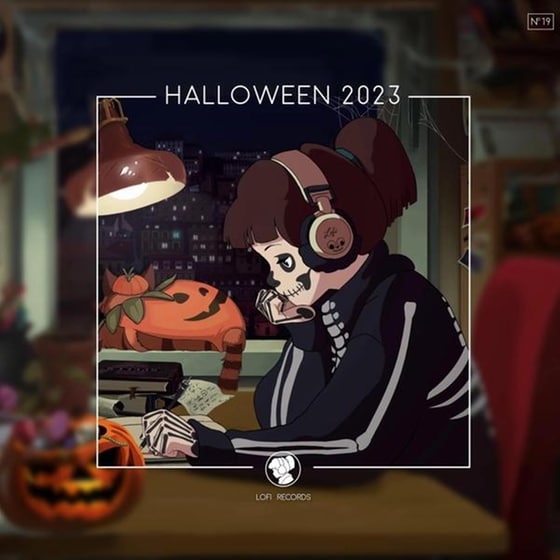 Lofi Girl Presents Halloween 2023 (Orange Vinyl) image 0