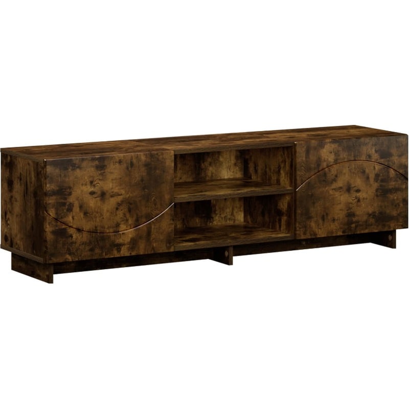 Βάση Τηλεόρασης VidaXL 140x34.5x40 cm - Καπνισμένο Ξύλο Δρυός