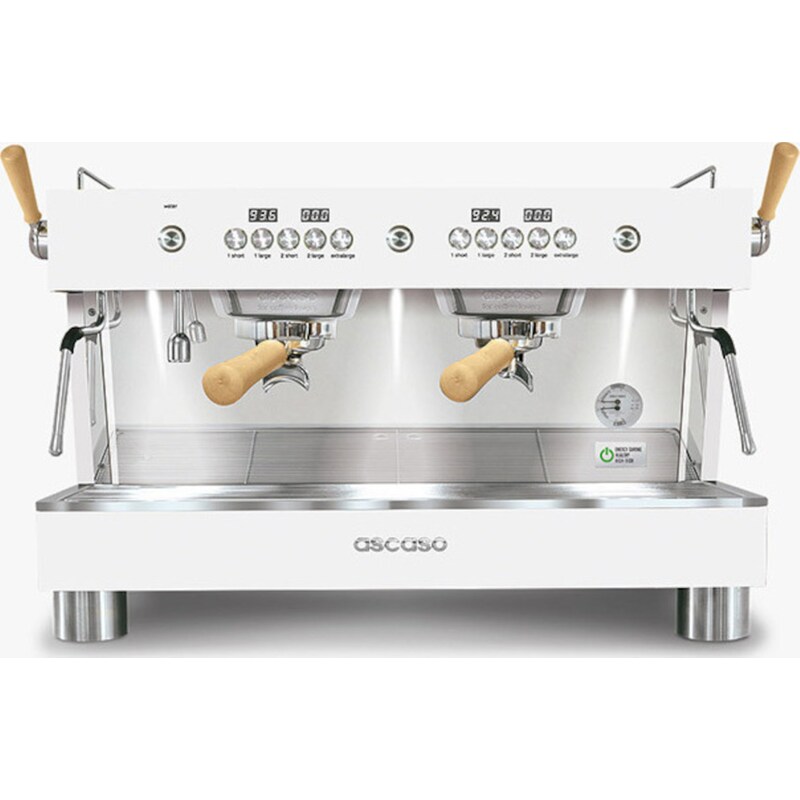 Μηχανή Espresso ASCASO Barista T Plus 2 Group 3500 W + 2 x 1000 W Λευκό