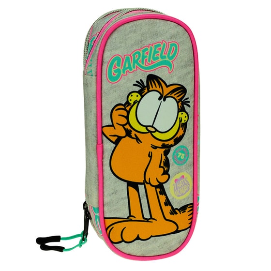 Κασετίνα Οβάλ Garfield Διπλή image 0