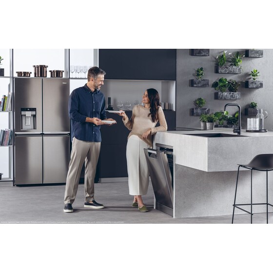 HAIER XF 5C4M1X για 15 Σερβίτσια Inox με WiFi Πλυντήριο Πιάτων image 15