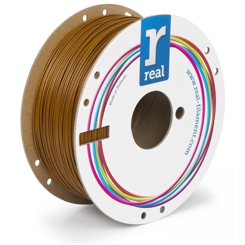 REAL FILAMENTS νήμα 3D εκτυπωτή PLA Recycled - 1kg 1.75mm - Πορτοκαλί